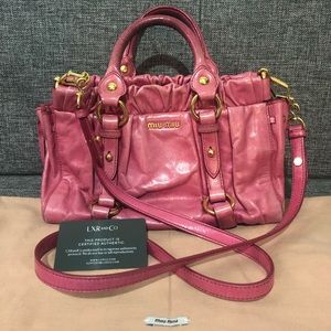 Miu Miu Vitello Lux Satchel
